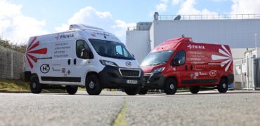 PHINIA's 2 H2ICE vans