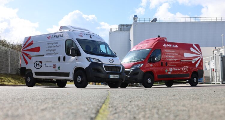 PHINIA's 2 H2ICE vans