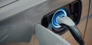 EV being charged up