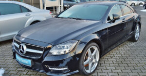 Black Mercedes-Benz car