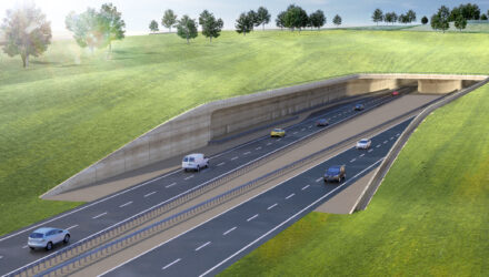 A303 visualisation of the tunnel under Stonehenge