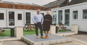 ADS Truck Parking owners, Andrew Sargent and Berni Buxton