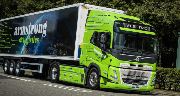 Armstrong Logistics moves up a gear with new Volvo electric vehicle