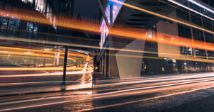 Urban landscape at night