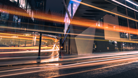 Urban landscape at night