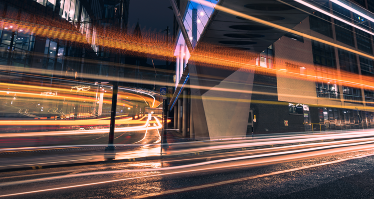 Urban landscape at night