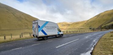 Keith Elkington Transport truck on the road