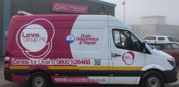 Lanes for Drains van in Glasgow