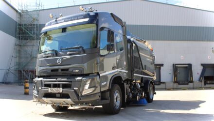Aebi Schmidt UK's new SK660 truck mounted sweeper