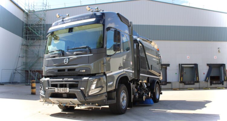 Aebi Schmidt UK's new SK660 truck mounted sweeper