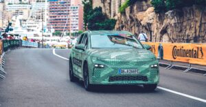 Skoda Elroq at the Tour de France