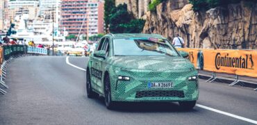 Skoda Elroq at the Tour de France