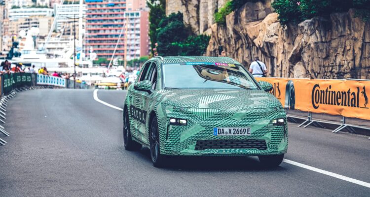 Skoda Elroq at the Tour de France
