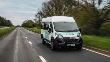 Retrofitted DEDEO electric van