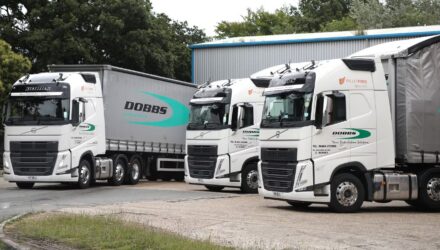 Dobbs Logistics' new Volvo FH trucks with I-Save