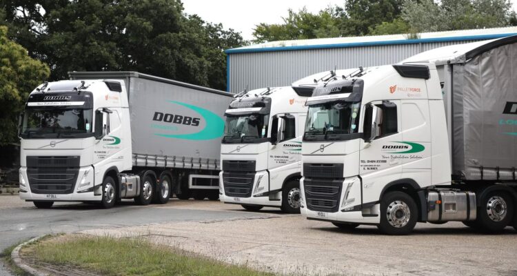 Dobbs Logistics' new Volvo FH trucks with I-Save