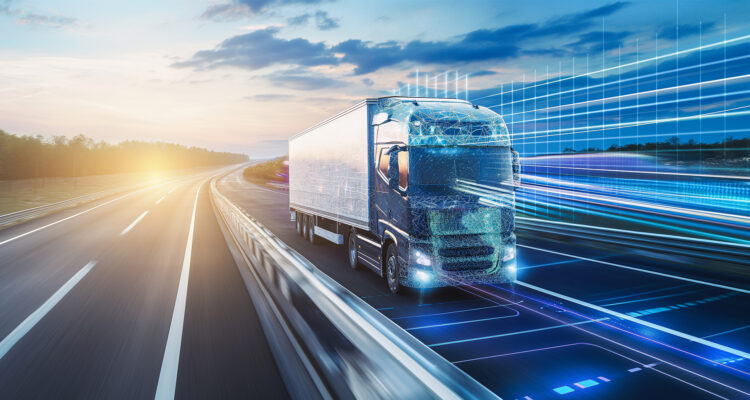 Autonomous truck image