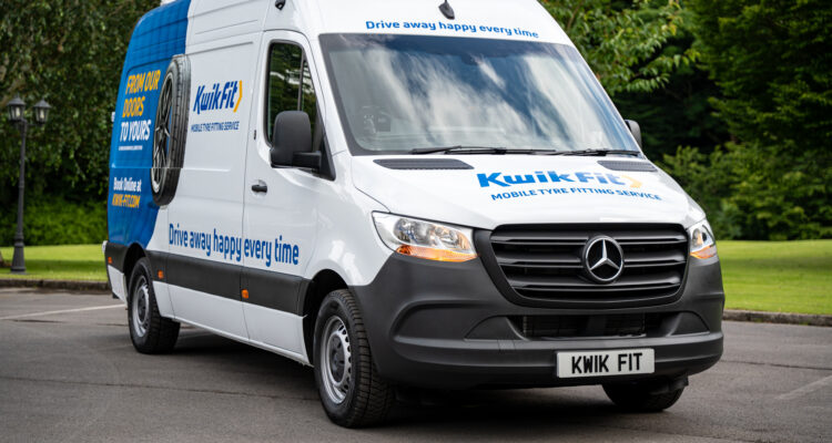 Kwik Fit has signed a deal with Mercedes Benz Vans for more than 100 new mobile tyre fitting vehicles