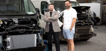 Liam Nicholas of Vanaways, left, with Anthony Heard of Artura Consultancy