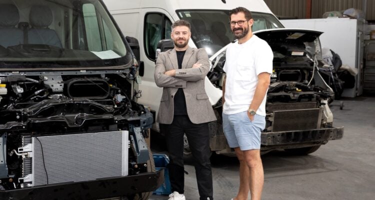 Liam Nicholas of Vanaways, left, with Anthony Heard of Artura Consultancy