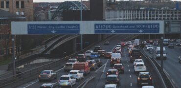Traffic Jam in Gateshead