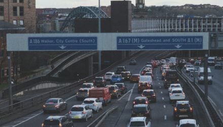 Traffic Jam in Gateshead