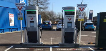 InstaVolt's new charging hub on the M4