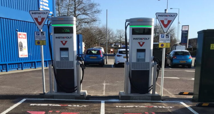 InstaVolt's new charging hub on the M4