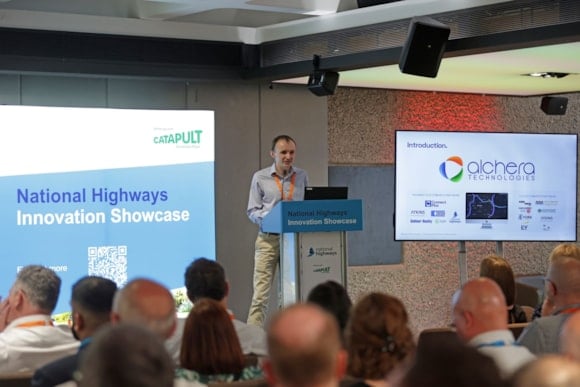 Aaron Croucher, Head of Product at Alchera technologies, gives an insight into the trial at a National Highways innovation showcase