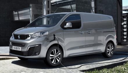 Electric Van on charge