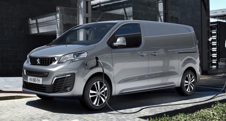 Electric Van on charge