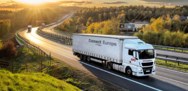 Connect Europe truck on the road