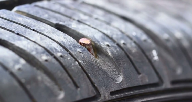 Nail in the tyre
