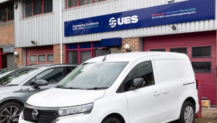 Vanaways have helped UES to get an electric van for their workforce and continue their journey to become a B Corp company. September 2024.
