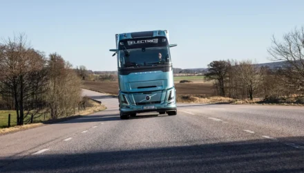 Volvo Trucks FH Electric on the road