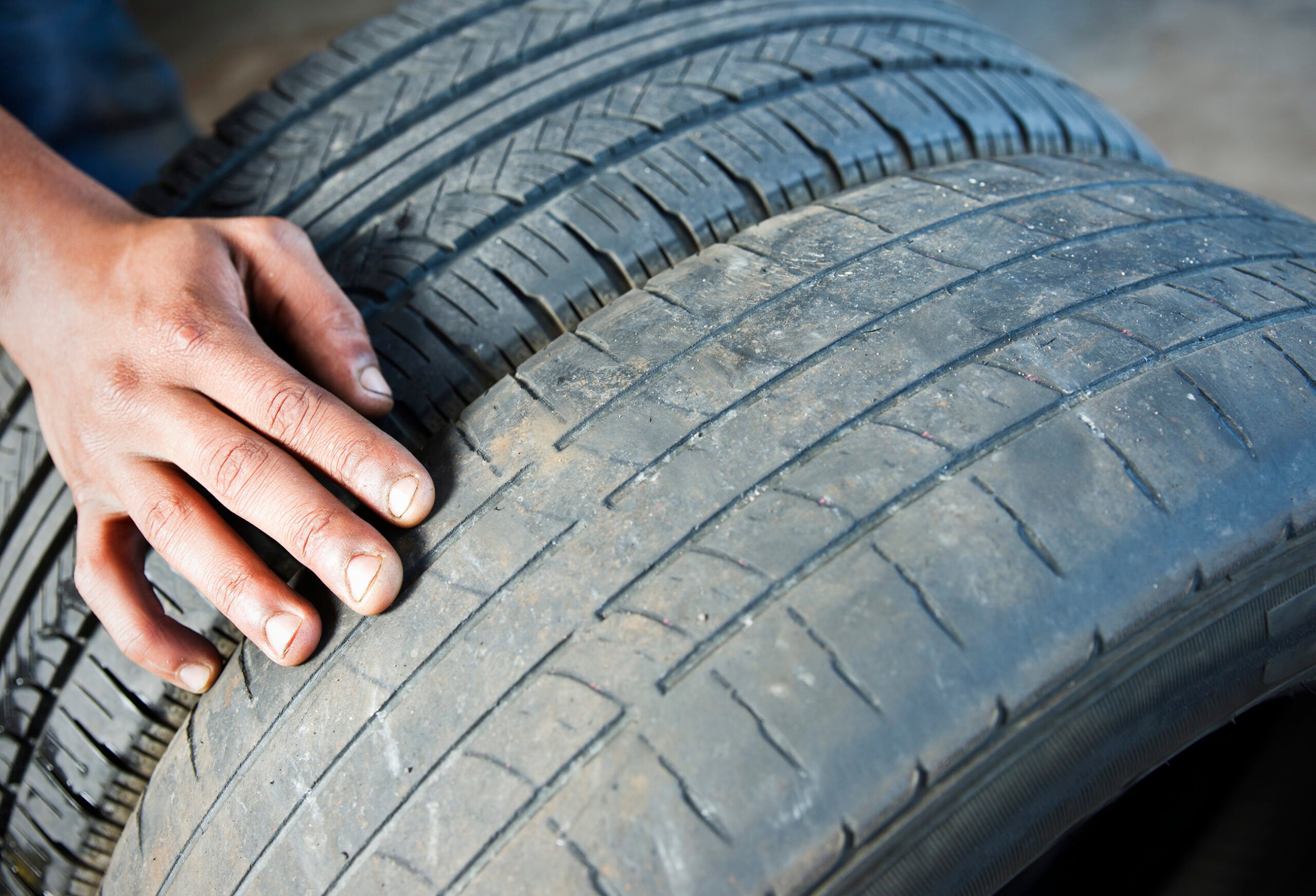 Worn Tyre