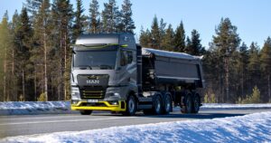 The new hydrogen combustion lorry is based on the proven TG vehicle series.