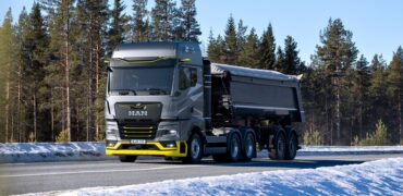 The new hydrogen combustion lorry is based on the proven TG vehicle series.