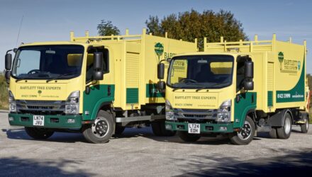 Bartlett Tree Experts' new Isuzu trucks