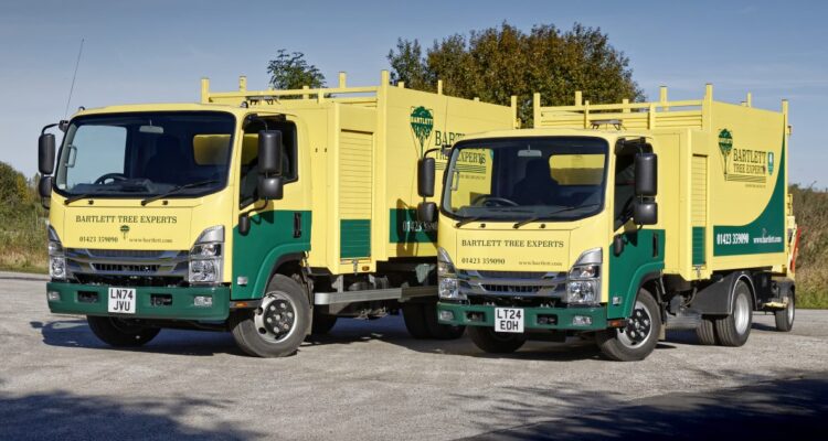 Bartlett Tree Experts' new Isuzu trucks