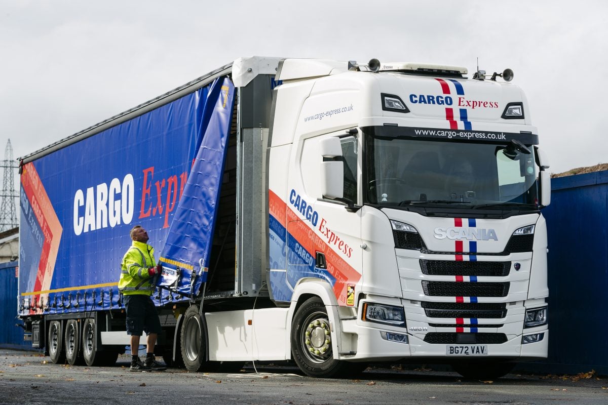 The trailers are fitted with POWER CURTAINS for speedy, safe loading and un-loading.