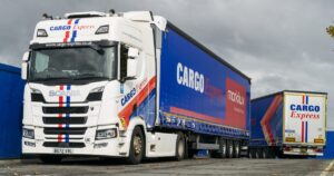 One of the trailer liveries celebrates the operator’s partnership with German awnings manufacturer Markilux.