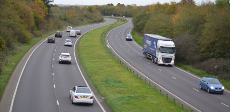 A414 in the West Midlands, UK's New road and vehicle safety Strategy