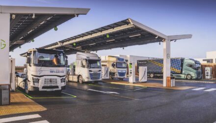 GRIDSERVE Electric Freightway charging hub