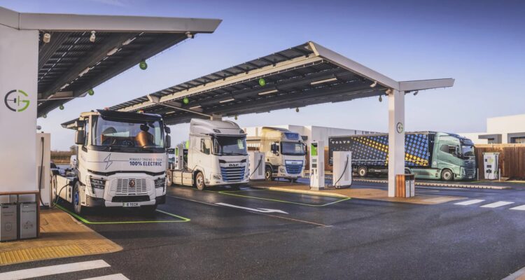 GRIDSERVE Electric Freightway charging hub