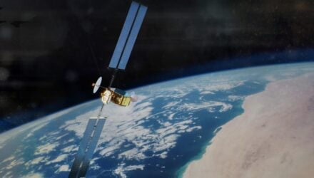 Satellite orbiting Earth