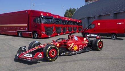 IVECO Ferrari handover