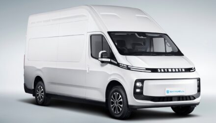 Skywell premieres ‘233’ large van at Paris Motor Show