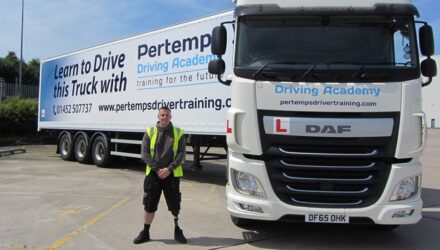 Darren Stranack, along with the Pertemps Driver Training team, assisted me in gaining the confidence and competence to drive both LGV Cat C and Cat C+E.
