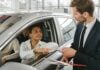 New car market; customers buying a new car